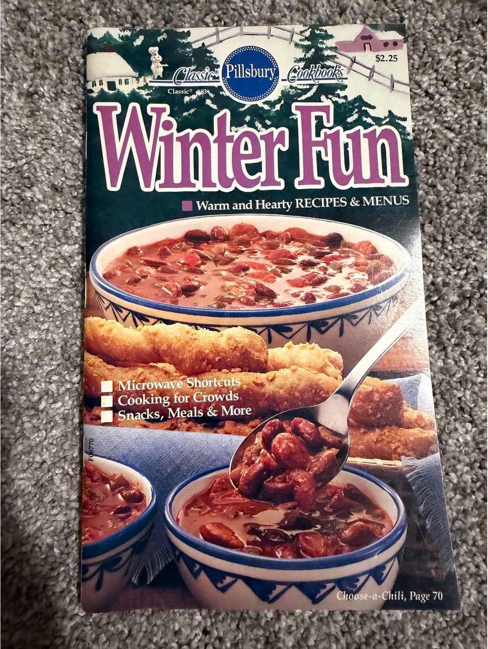Classic Pillsbury Cookbook Winter Fun - Warm and Hearty Recipes & Menus